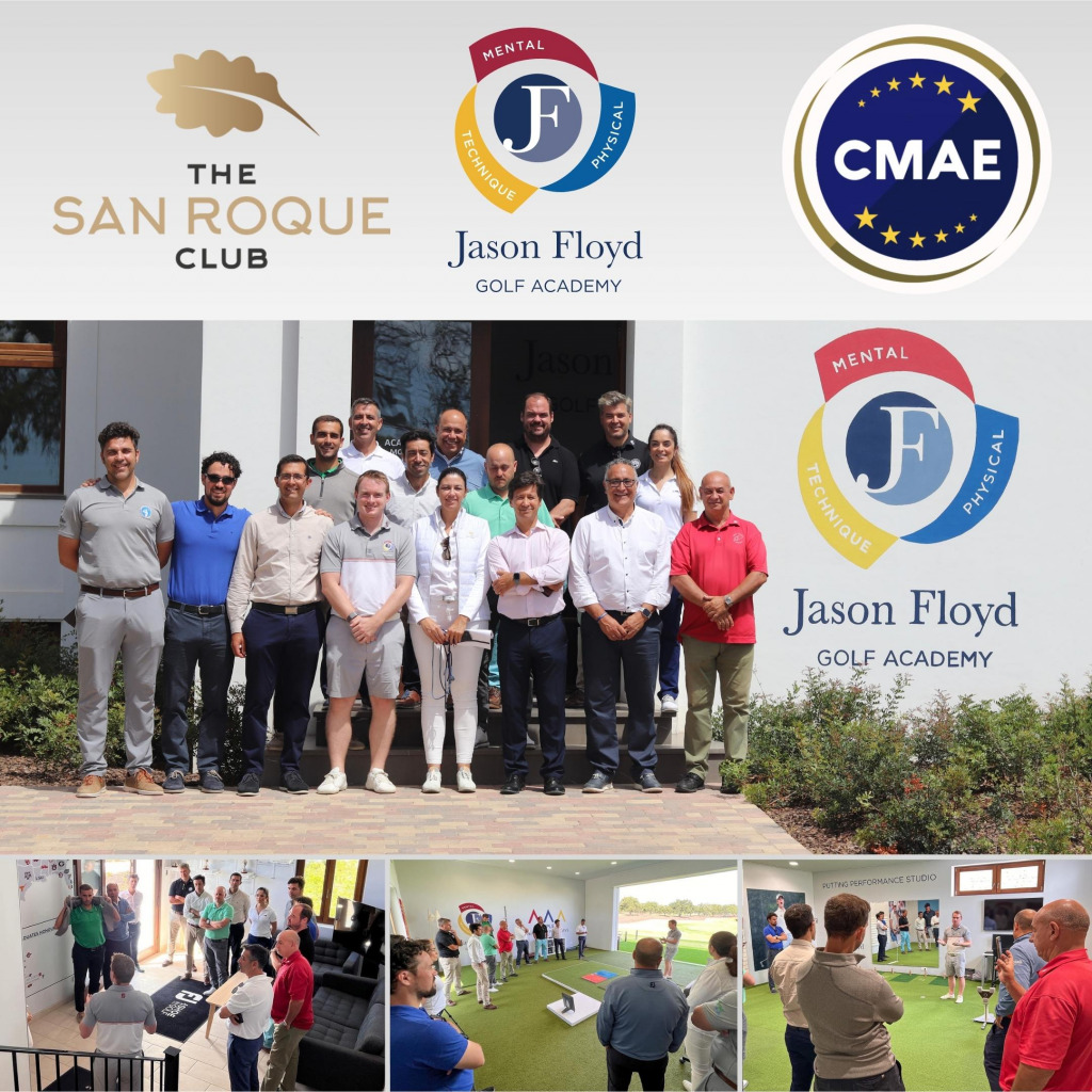 European Club Managers Association (CMAE) Participants On The MDP Golf Management Course Visit The Jason Floyd Golf Academy