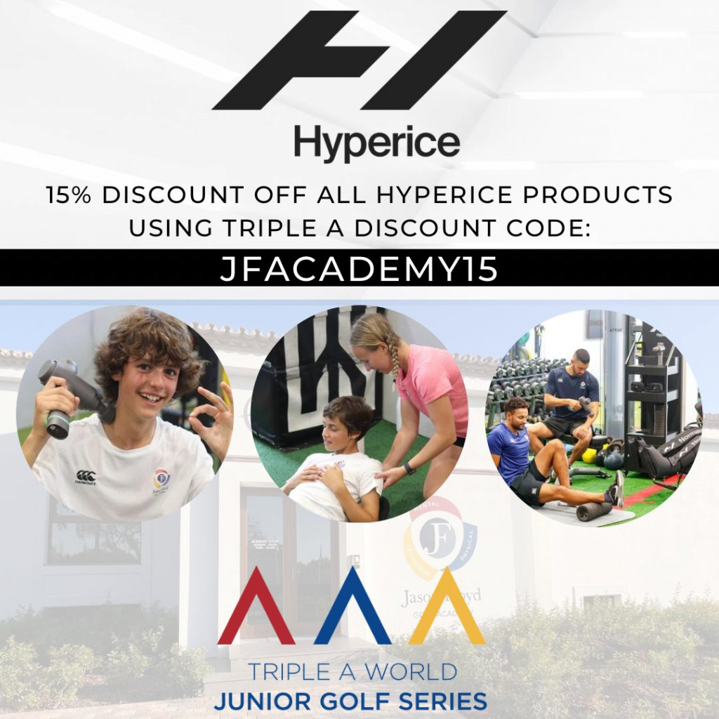 15% Hyperice Discount For Triple A European Masters Participants