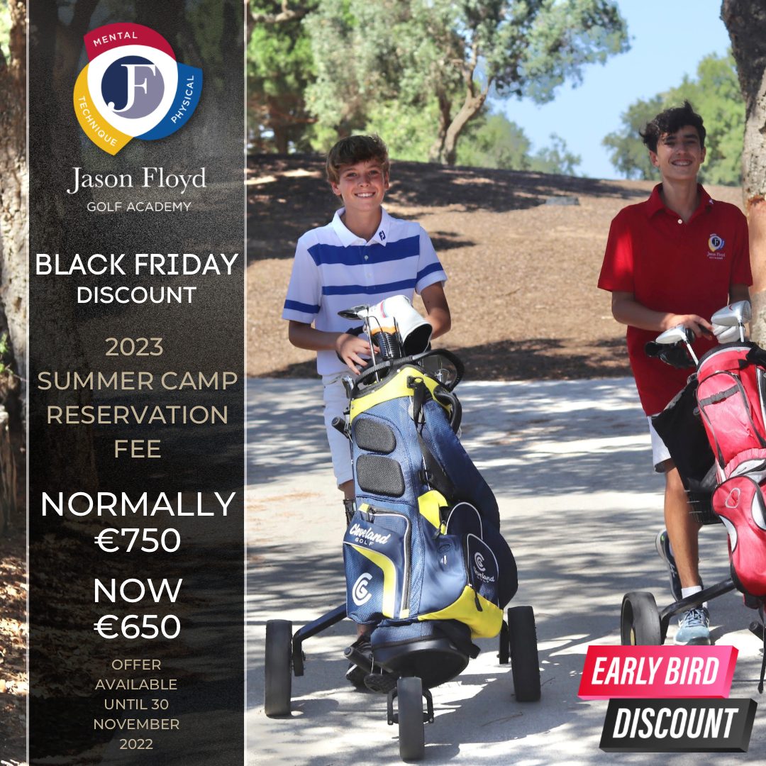 Jason Floyd Golf Academy Black Friday - Early bird discount, summer camps 2023