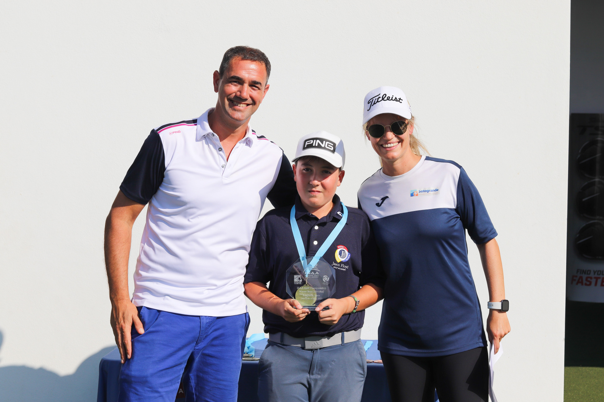 First place winner in the boys category, Esteban Ledesma Orozco who is from Sotogrande international School.
