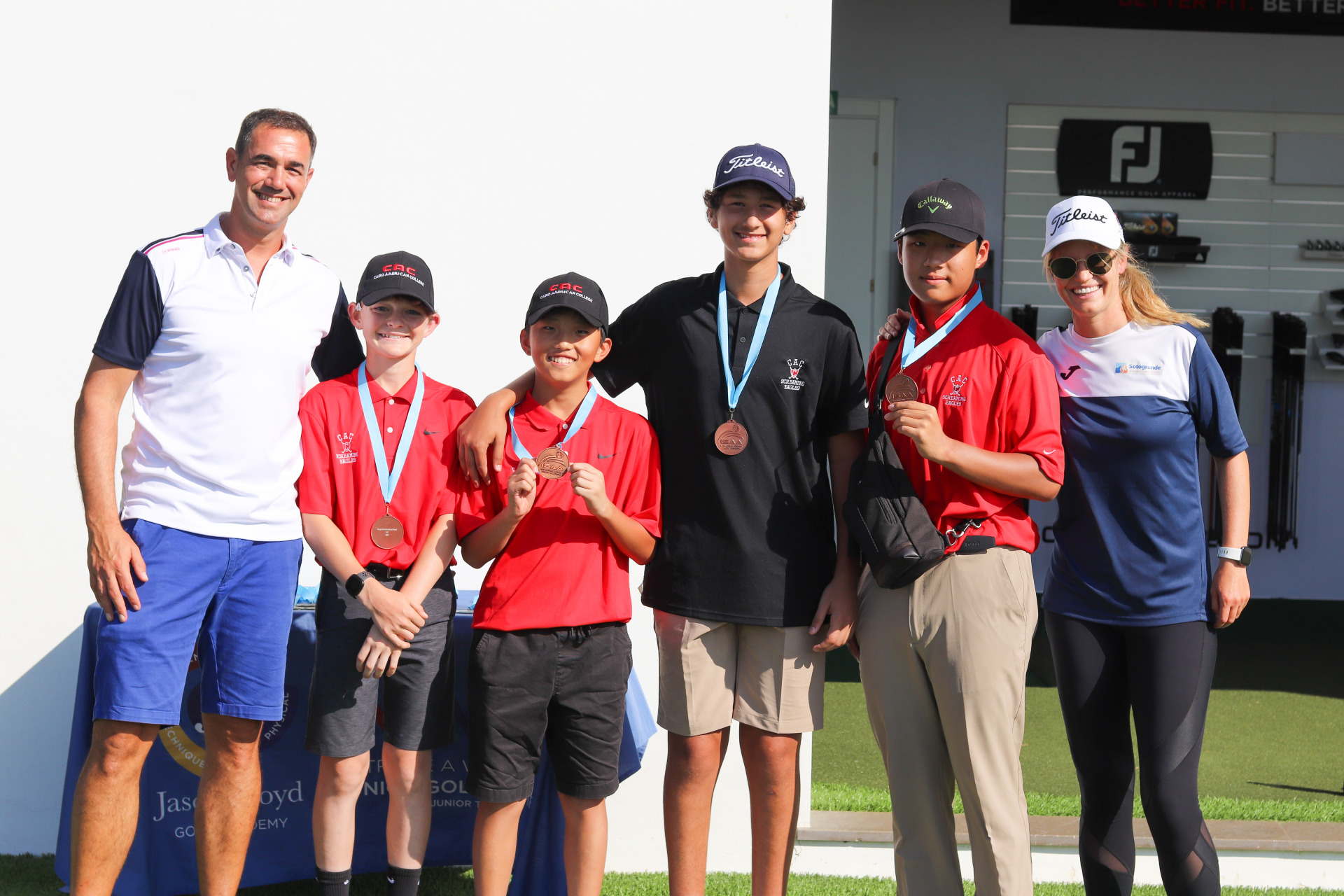 Students from CAC school won third place in the team category of the ISAA Golf Championship.
